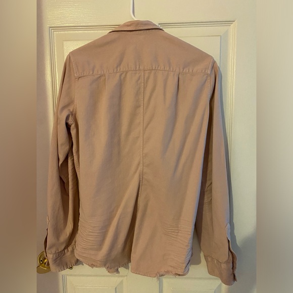 Frank and Eileen Barry button down, size large, EUC, dusty pink - Picture 3 of 4